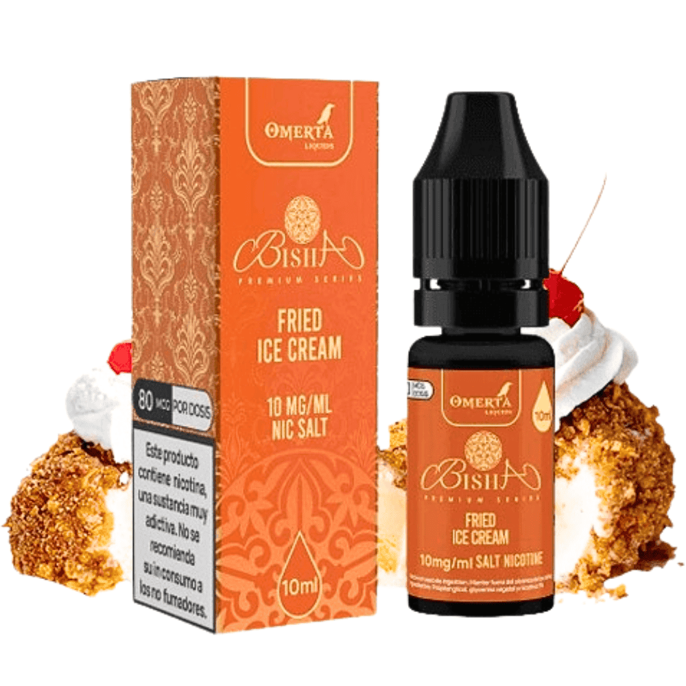 Omerta Bisha Salts Fried Ice Cream 10ml Omerta Bisha Salts Fried Ice Cream 10ml