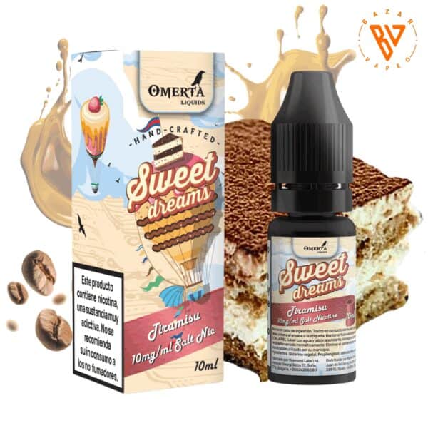 Omerta Sweet Dreams Salts Tiramisú 10ml