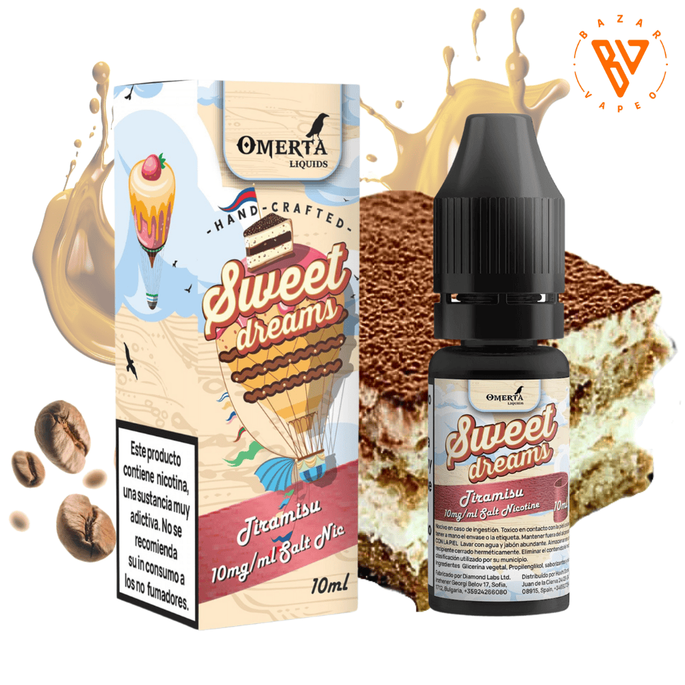 Omerta Sweet Dreams Salts Tiramisú 10ml Omerta Sweet Dreams Salts Tiramisú 10ml