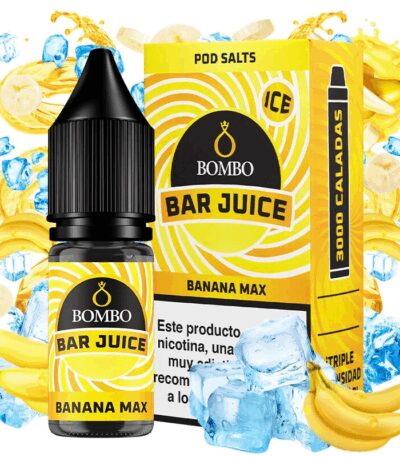 Bombo Salts Bar Juice Banana Max Ice 10ml