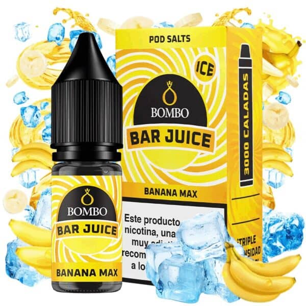 Bombo Salts Bar Juice Banana Max Ice 10ml
