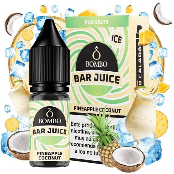 Bombo Salts Bar Juice Pineapple Coconut Ice 10ml