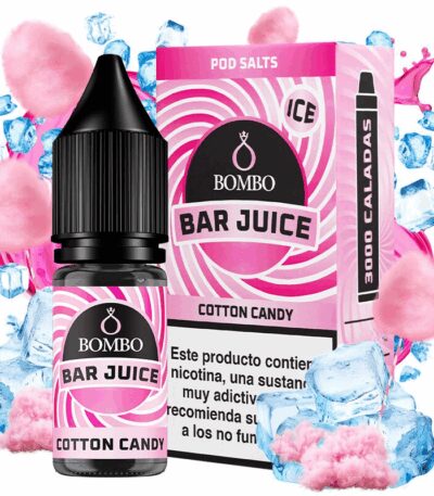 Bombo Salts Bar Juice Cotton Candy Ice 10ml