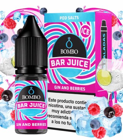 Bombo Salts Bar Juice Gin & Berries Ice 10ml