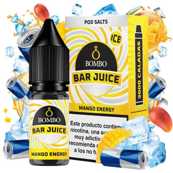 Bombo Salts Bar Juice Mango Energy Ice 10ml