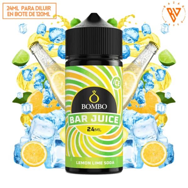 Aroma Bombo Bar Juice Lemon Lime Soda Ice 24ml