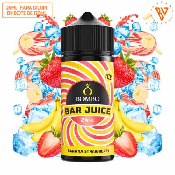 Aroma Bombo Bar Juice Banana Strawberry Ice 24ml