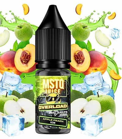 MSTQ Juice Overload Salts Apple Peach Ice 10ml