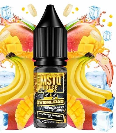 MSTQ Juice Overload Salts Banana Mango Ice 10ml