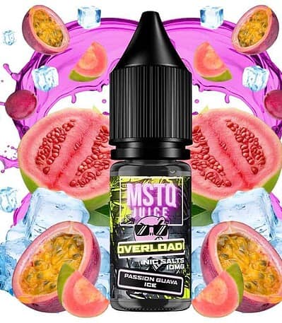 MSTQ Juice Overload Salts Passion Guava Ice 10ml
