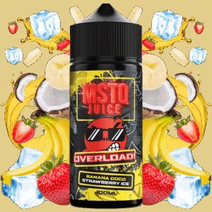 MSTQ Juice Overload Banana Coco Strawberry Ice 100ml