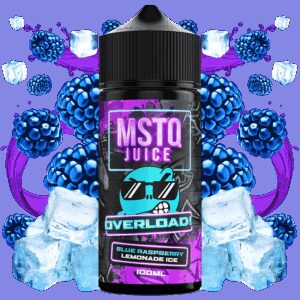 MSTQ Juice Overload Blue Raspberry Lemonade Ice 100ml