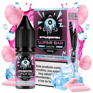 TMF Atemporal Super Bar Salts Cotton Candy Gum Ice 10ml