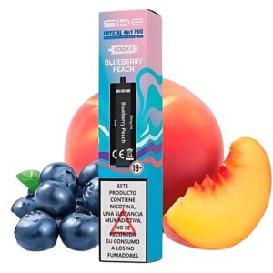 Ske Crystal Pod Precargado 4 en 1 Blueberry Peach Pack 4