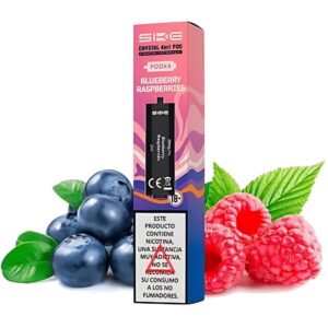 Ske Crystal Pod Precargado 4 en 1 Blueberry Raspberry Pack 4