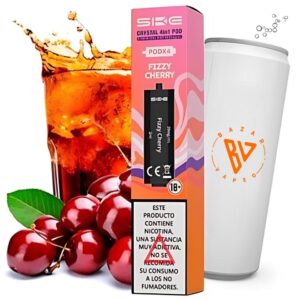 Ske Crystal Pod Precargado 4 en 1 Fizzy Cherry Pack 4