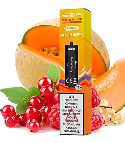 Ske Crystal Pod Precargado 4 en 1 Melon Berry Pack 4