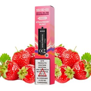 Ske Crystal Pod Precargado 4 en 1 Strawberry Burst Pack 4