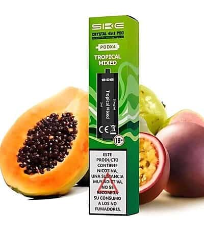 Ske Crystal Pod Precargado 4 en 1 Tropical Mixed Pack 4