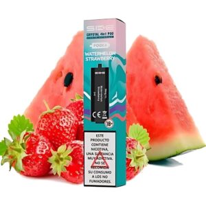 Ske Crystal Pod Precargado 4 en 1 Watermelon Strawberry Pack 4
