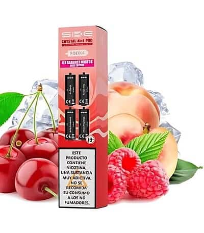 Ske Crystal Pod Precargado 4 en 1 Rose Pack 4
