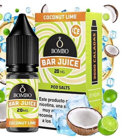 Bombo Salts Bar Juice Coconut Lime Ice 10ml
