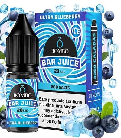 Bombo Salts Bar Juice Ultra Blueberry Ice 10ml