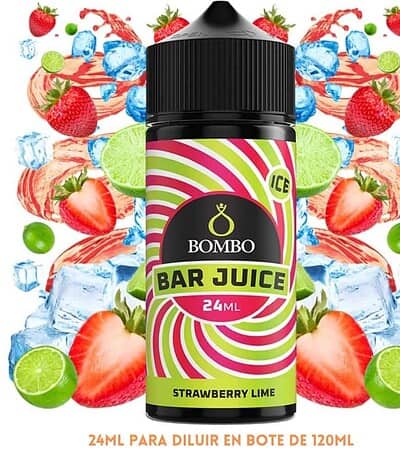 Aroma Bombo Bar Juice Strawberry Lime Ice 24ml