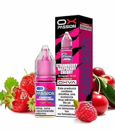 Oxva OX Passion Salts Strawberry Raspberry Cherry 10ml
