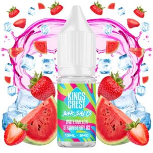 Kings Crest Salts Watermelon Strawberry Ice 10ml