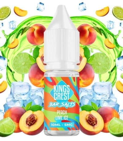 Kings Crest Salts Peach Lime Ice 10ml