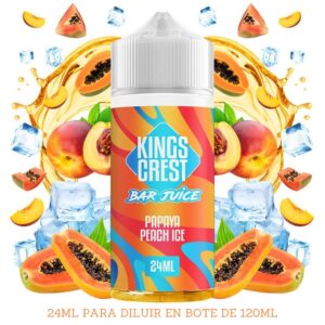 Aroma Kings Crest Papaya Peach Ice 24ml