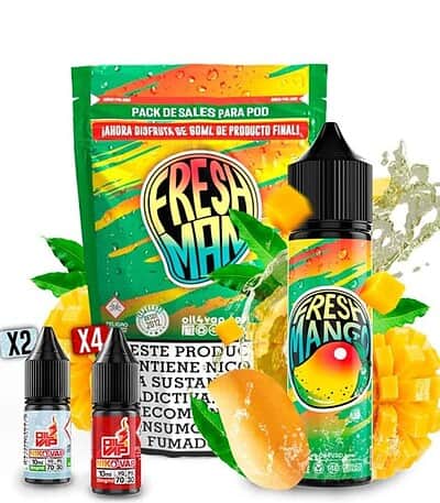 Pack Oil4Vap Sales Fresh Mango 60ml
