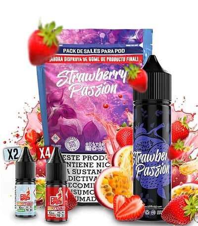 Pack Oil4Vap Sales Strawberry Passion 60ml