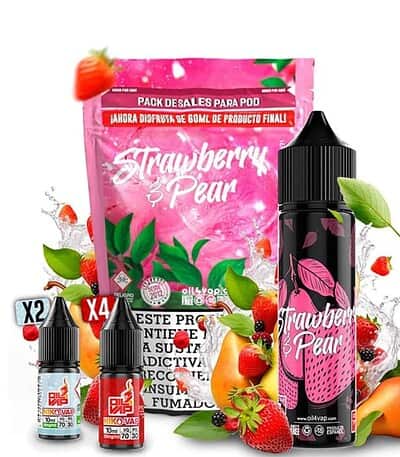 Pack Oil4Vap Sales Strawberry Pear 60ml