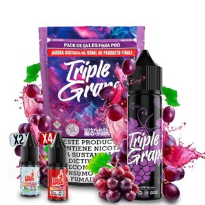 Pack Oil4Vap Sales Triple Grape 60ml