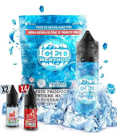 Pack Oil4Vap Sales Iced Menthol 60ml