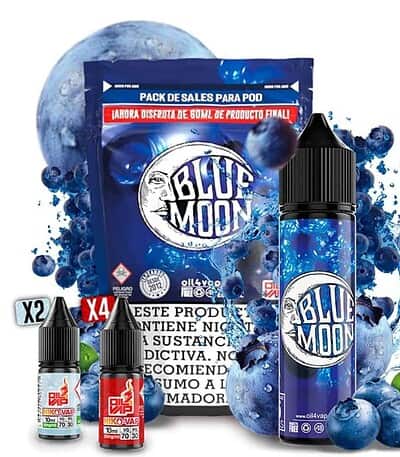 Pack Oil4Vap Sales Blue Moon 60ml