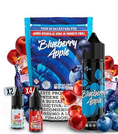 Pack Oil4Vap Sales Blueberry Apple 60ml
