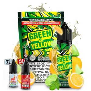 Pack Oil4Vap Sales Green & Yellow 60ml