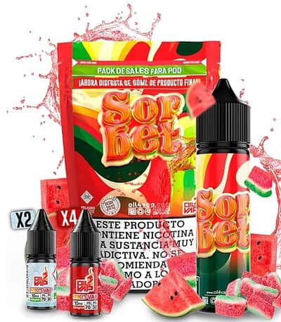 Pack Oil4Vap Sales Sorbet 60ml