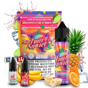 Pack Oil4Vap Sales Fruity Sunset 60ml