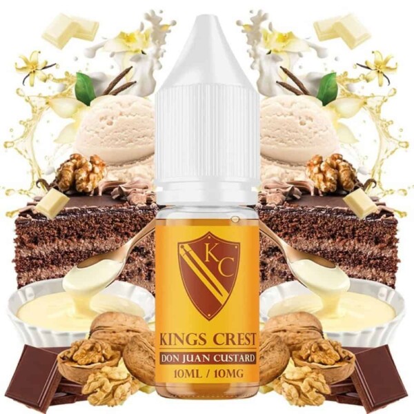 Kings Crest Salts Don Juan Custard 10ml