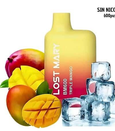 Lost Mary BM600 Triple Mango Sin Nicotina