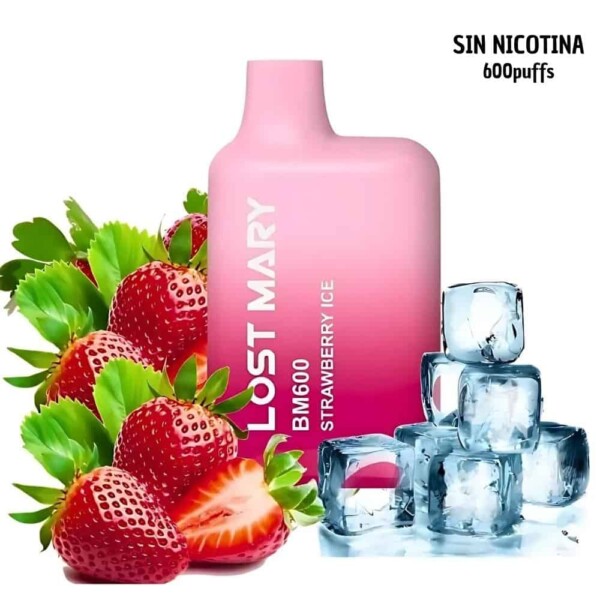 Lost Mary BM600 Strawberry Ice Sin Nicotina