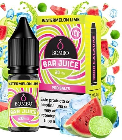 Bombo Salts Bar Juice Watermelon Lime Ice 10ml