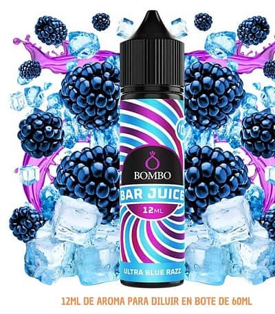 Aroma Bombo Bar Juice Ultra Blue Razz Ice 12ml