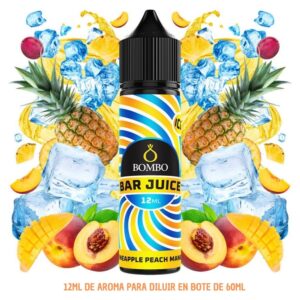 Aroma Bombo Bar Juice Pineapple Peach Mango Ice 12ml