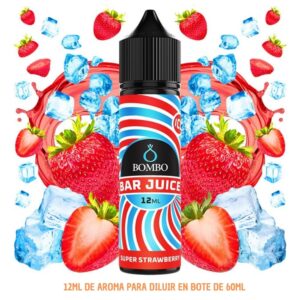 Aroma Bombo Bar Juice Super Strawberry Ice 12ml