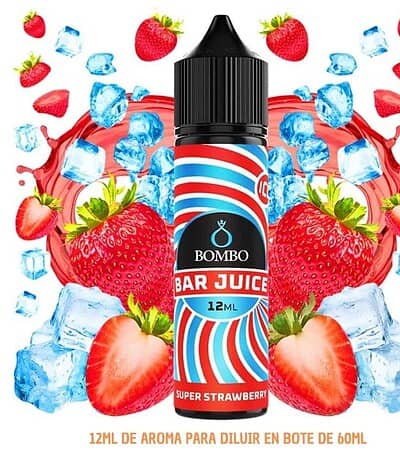 Aroma Bombo Bar Juice Super Strawberry Ice 12ml